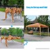 Quictent 2018 Upgraded 8x8 EZ Pop Up Canopy Tent Instant Folding Party Tent with Sidewalls and Mesh Windows 100% Waterproof -9 Colors (Sandy Brown) - B071VDX1GJ