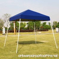 VIVOHOME Slant Leg Outdoor Easy Pop Up Canopy Party Tent Blue 10 x 10 ft - B076GXD4D2