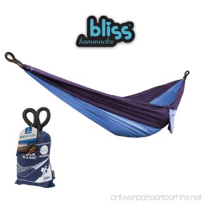Bliss Hammocks - To Go Hammock in a Bag - Portable Hammock Ideal For Camping Backpacking Kayaking & Travel Blue - B07DD1BG7N