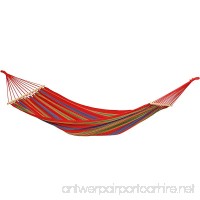 Byer of Maine Aruba Outdoor Hammock Woven from Weather-Resistant EllTex Polyester/Cotton Blend Single Sizet EllTex Polyester/Cotton Blend Single/Twin Size Cayenne - B071WCDCWT