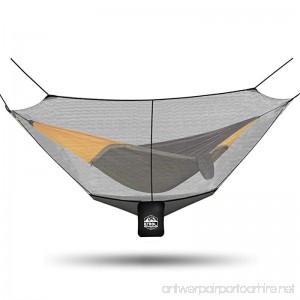 ETROL 2018 UPGRADED Camping Hammock Bug & Mosquito Net - Perfect Mesh Netting Keeps No-See-Ums Mosquitos and Insects Out - Exclusive Polyester Mesh for 360 Protection - Fits Almost All Hammocks - B07CKTKL2D