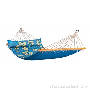 LA SIESTA Hawaii Pacific - Weather-Resistant Quilted Double Spreader Bar Hammock - B012CUXFRA