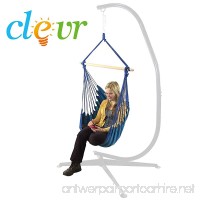 New Deluxe 38" Hammock Hanging Patio Tree Sky Swing Chair Outdoor Porch Lounge - B00WRINR4O