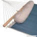 Sunnydaze 2 Person Quilted Fabric Hammock with Spreader Bars and Detachable Pillow Outdoor Patio and Backyard 440 Pound Capacity Tidal Wave - B07D17CH7D