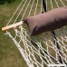 TOUCAN OUTDOOR Cotton Rope Hammock Poly Fiber Stuffing Pillow 2 Person Capacity 450 lbs for Outdoor Patio Yard and Porch - B0743BHX6W