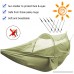 WIILII Double Camping Hammock Upgraded Lightweight Portable 2 Person Parachute Hammock with Tree Straps and Mosquito Net for Camping Backpacking (108x55 inch) - B07F8NRWY5