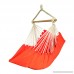 Best Sunshine XXL Brazilian Hammock Chair Heavy Duty Hanging Rope Hammock Chair Striped Cotton 40inch Wide Seat Swing Seat Hanging Chair for Indoor or Outdoor- Patio Yard Bedroom Porch Orange - B07BPX1CP4