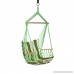 Blue Sky Outdoor Hanging Chair with Armrests and Free Hammock Straps - B00N2RP2MO
