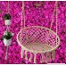Europe Brands Hammock Macrame Swing Chair + 3 Absolutely For Perfect Decoration Furniture for Indoor/Outdoor Home Patio Deck Yard Garden Reading Leisure Lounging by - B07BSQMB6L