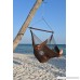 Jumbo Caribbean Hammock Chair with Footrest - 55 inch - Soft-Spun Polyester - Mocha - B00JCY2CTW