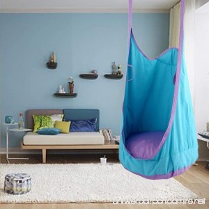 Leiyini Kids Pod Swing Chair Hanging Swing Seat Indoor Outdoor Nook Tent for Children - B07G39SDPB