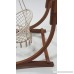 Petra Leisure 7 Ft. Teak Stain Hammock Chair Stand w/ Bohemian Chic Macrame Dream-Catcher Tassel Rope Swing. Perfect for Indoor/Outdoor Home Patio Deck Yard Garden. 265LB Weight Capacity. - B07B1L1ZHC