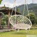 Sumey Macrame Swing Nordic Style Hanging Chair Swing Chair Design 265 Libra Capacidad Suitable for The Living Room Reading Balcony Outdoor Rest - B079FTLX4J