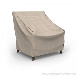 Budge English Garden Patio Chair Cover Medium (Tan Tweed) - B00N2OE5IO