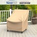 Budge P1A03TNNW1 Patio Chair Cover-Small Rust-Oleum Neverwet Furniture 36 x 30 W x 27 deep Tan - B07C17XV7Q