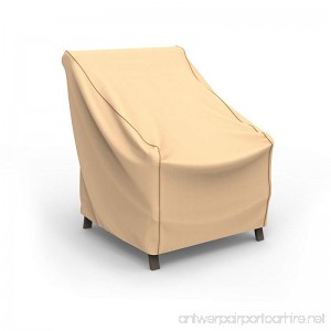 Budge P1A03TNNW1 Patio Chair Cover-Small Rust-Oleum Neverwet Furniture 36 x 30 W x 27 deep Tan - B07C17XV7Q