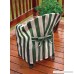 Carol Wright Gifts Striped Patio Chair Cover with Cushion - B00C5IPPRS