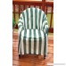 Carol Wright Gifts Striped Patio Chair Cover with Cushion - B00C5IPPRS