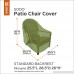 Classic Accessories Sodo Patio/Outdoor Chair Cover - Tough and Weather Resistant Patio Set Cover Herb (55-351-011901-EC) - B00VRM9N4E