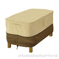 Classic Accessories Veranda Rectangular Patio Ottoman/Side Table Cover - Durable and Water Resistant Patio Set Cover  X-Small (55-644-361501-00) - B01FJRSEHY
