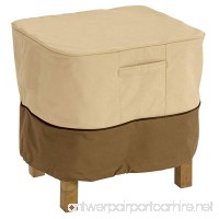 Classic Accessories Veranda Square Patio Ottoman/Side Table Cover - Durable and Water Resistant Patio Set Cover  X-Large (55-645-051501-00) - B01FJMC18M