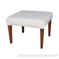 Couture Covers Single Bench Cover - Pure White - B01AMXZ5RM