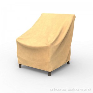 EmpirePatio High Back Chair Covers 36 in High - Nutmeg - B00P9NKWQ0
