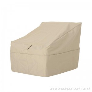 Great Deal Furniture Charlene Outdoor 30 by 30 Waterproof Club Chair Cover Beige - B07D3RJGWZ