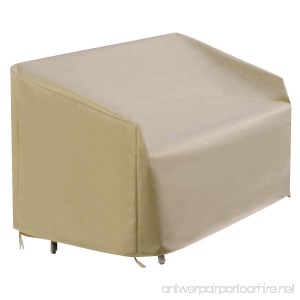 GSV Store Waterproof High Back Patio Loveseat Bench Cover Outdoor Furniture Protection - B07D5FGCVL