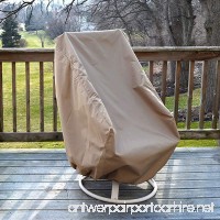 Island Umbrella NU5622 All-Weather Protective Cover for High Back Chair - B01DNP2JZW