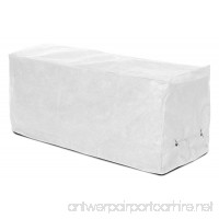 KOVERROOS SupraRoos 54207 8-Feet Bench Cover  96-Inch Width by 25-Inch Diameter by 36-Inch Height  White - B0071IWSU4
