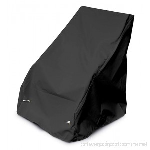 KoverRoos Weathermax 72150 Chair Cover 30-Inch Width by 37-Inch Diameter by 30-Inch Height Black - B007OSKEO8