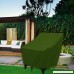 Patio Chair Covers Stackable Chairs Cover Outdoor Chairs Covers Premium Outdoor Furniture Cover Durable and Water Resistant Fabric for Lounge Chairs-Green(L31 x D39 x H31 inch Green 2Pack) - B076GZK86Y