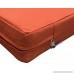 QQbed Outdoor Patio Chair Washable Cushion Pillow Seat Covers 24X22X4 - Replacement Covers Only (2 Pack 24X22 Rust) - B07D5NFMYT