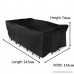 SHENGXIA Waterproof Rectangular Patio Barbecue Furniture Cover for Table and Chair Set 84 x 52 x 29 US Stock - B076H3N48N