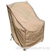SORARA Single Porch Leisure Chair Cover Outdoor Patio Furniture Cover  Water Resistant  31'' L x 27.5'' W x 40'' H  Brown - B01N6QPC0I