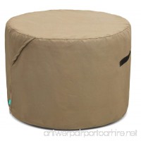 Tarra Home Universal Outdoor Round Table Cover  Small  Tan - B072LYBPKM