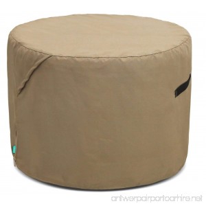Tarra Home Universal Outdoor Round Table Cover Small Tan - B072LYBPKM