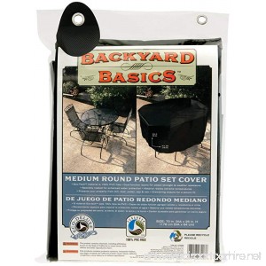 Backyard Basics 70-Inch Round Patio Set Cover - B003D3MLXA