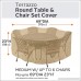 Classic Accessories Terrazzo Outdoor Patio 5-Piece Table & Chair Set Cover - B0711FW2JD