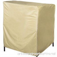 Sundale Outdoor Patio Heavy Duty Beach Chairs Cover with PVC Coating  fit up to 53L x 46W x 53/63H inches  Beige - B01M3PNJGC