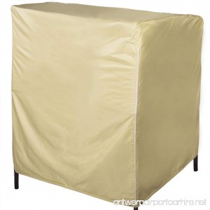 Sundale Outdoor Patio Heavy Duty Beach Chairs Cover with PVC Coating fit up to 53L x 46W x 53/63H inches Beige - B01M3PNJGC