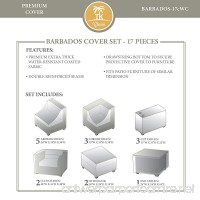 TK Classics BARBADOS-17c Winter Cover Set  Beige - B01MT07301