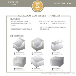 TK Classics BARBADOS-17c Winter Cover Set Beige - B01MT07301