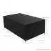 WINOMO Outdoor Patio Furniture Protector Covers Waterproof Sofa Table Chair Set Cover (Black) - B075K5TD19