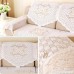 yazi Lace Custom Sectional Sofa Cover Armchair Slipcovers Furniture Protector Table Cover 29inch by 35 1/2 inch Butterfly Flower - B071DKDGK6