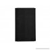 5 PACK 84 Black Round Plastic Table Cover Plastic Table Cloth Reusable (PEVA) (Black) - B01F61NCVG