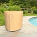 Budge All-Seasons Patio Bar Table Cover Tan (50 Diameter x 42 Drop) - B00V0CNYBE