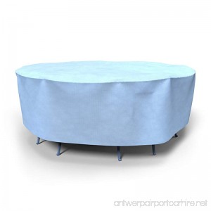 Budge All-Seasons Round Patio Table and Chairs Combo Cover Extra Large (Blue) - B00N2OF07E