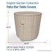 Budge English Garden Patio Bar Table Cover Tan Tweed (50 Diameter x 42 Drop) - B00N2OEK5C
